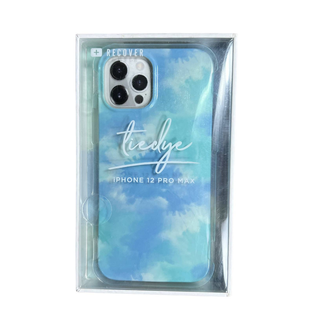 Recover Blue Tie-Dye iPhone 12 Pro Max Case